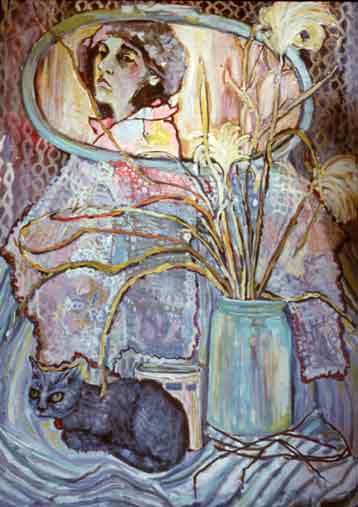 Self Portrait in Mirror